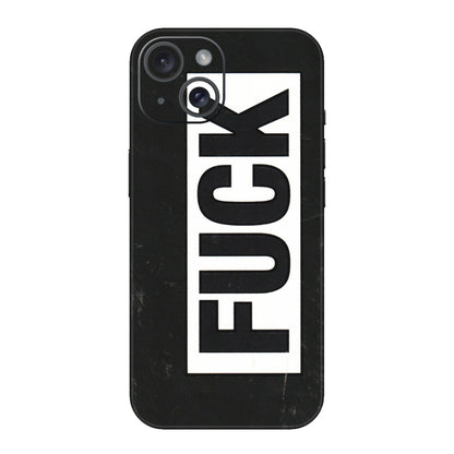 Apple iPhone Skins (All Models) - The F Word - 3D Embossed Finish (L-255) iPhone 15