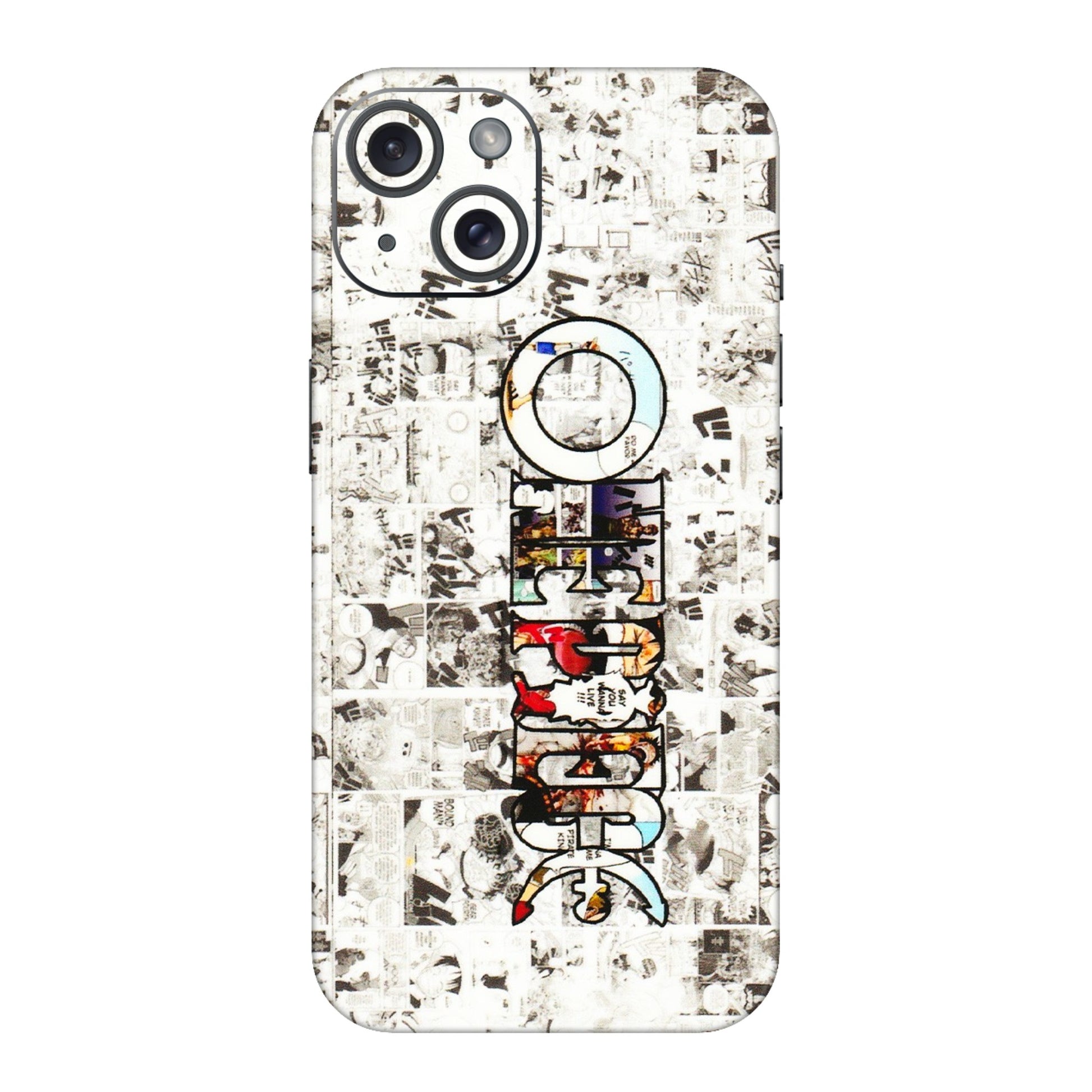 Apple iPhone Skins (All Models) - One Piece Manga - 3D Embossed Finish (L-26) iPhone 15