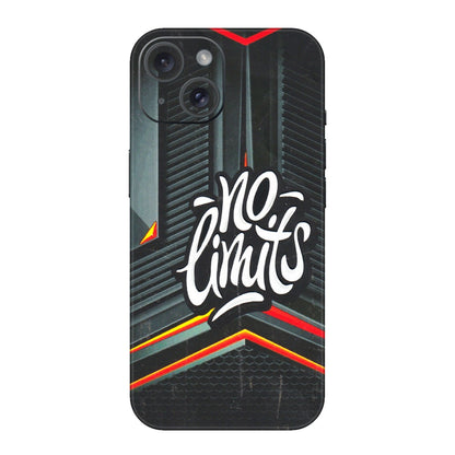 Apple iPhone Skins (All Models) - No Limits - 3D Embossed Finish (L-286) iPhone 15