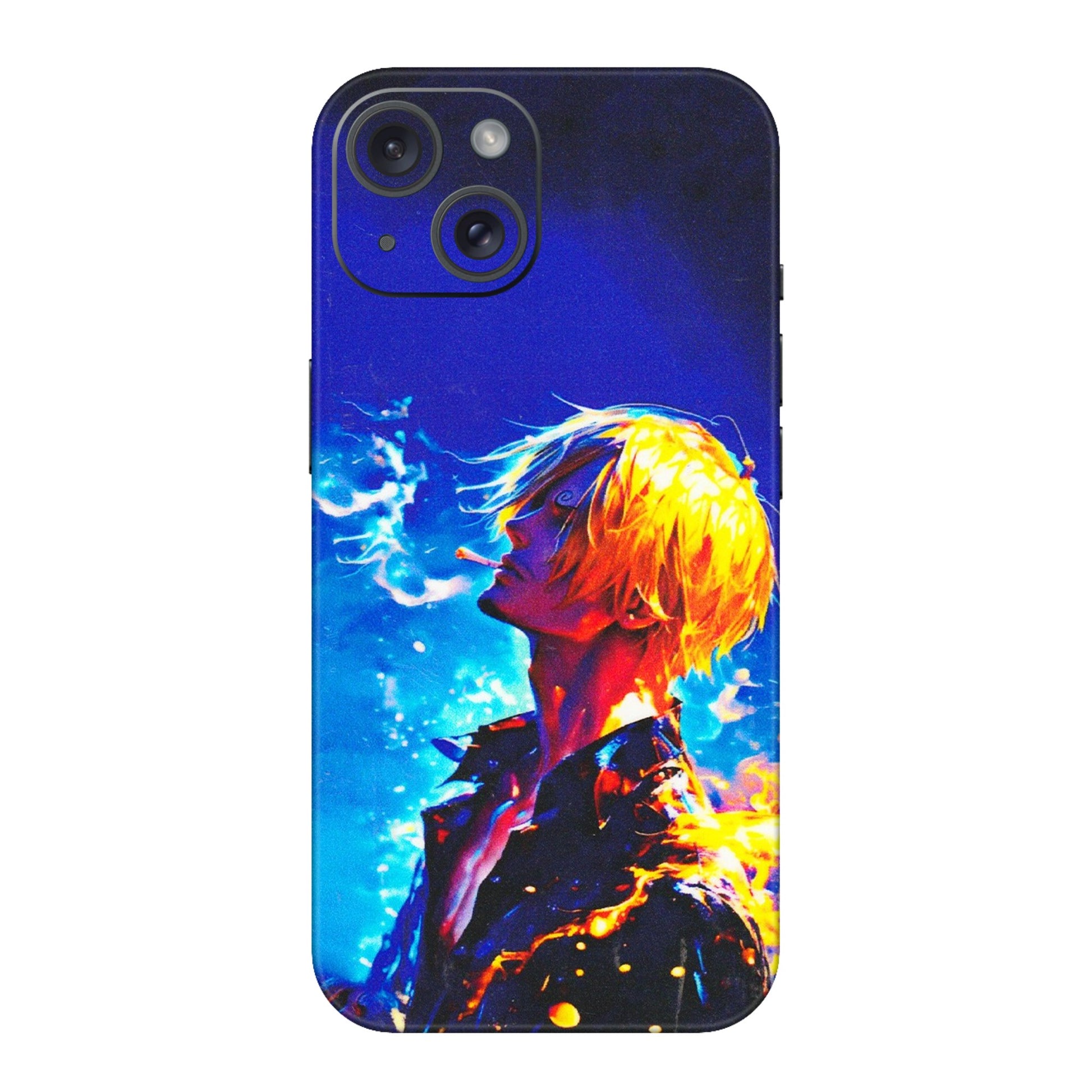 Apple iPhone Skins (All Models) - Sanji Vinsmoke One Piece - 3D Embossed Finish (L-319) iPhone 15