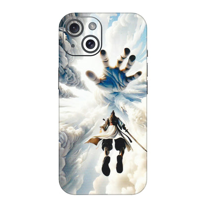 Apple iPhone Skins (All Models) - Big Hand With Monkey King - 3D Embossed Finish (L-323) iPhone 15