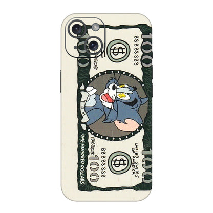 Apple iPhone Skins (All Models) - Tom Hundred Dollar - 3D Embossed Finish (L-324) iPhone 15