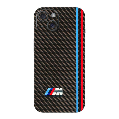 Apple iPhone Skins (All Models) - BM Carbon Fiber Feels - 3D Embossed Finish (L-38) iPhone 15