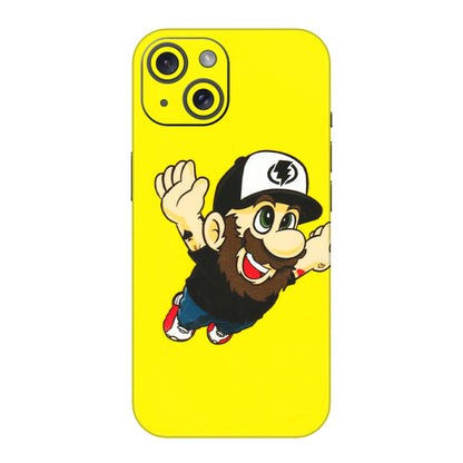 Apple iPhone Skins (All Models) - Flying Beardo - 3D Embossed Finish (L-60) iPhone 15