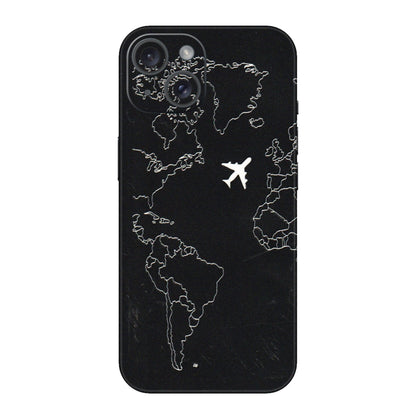 Apple iPhone Skins (All Models) - Never Ending Travel - 3D Embossed Finish (L-79) iPhone 15