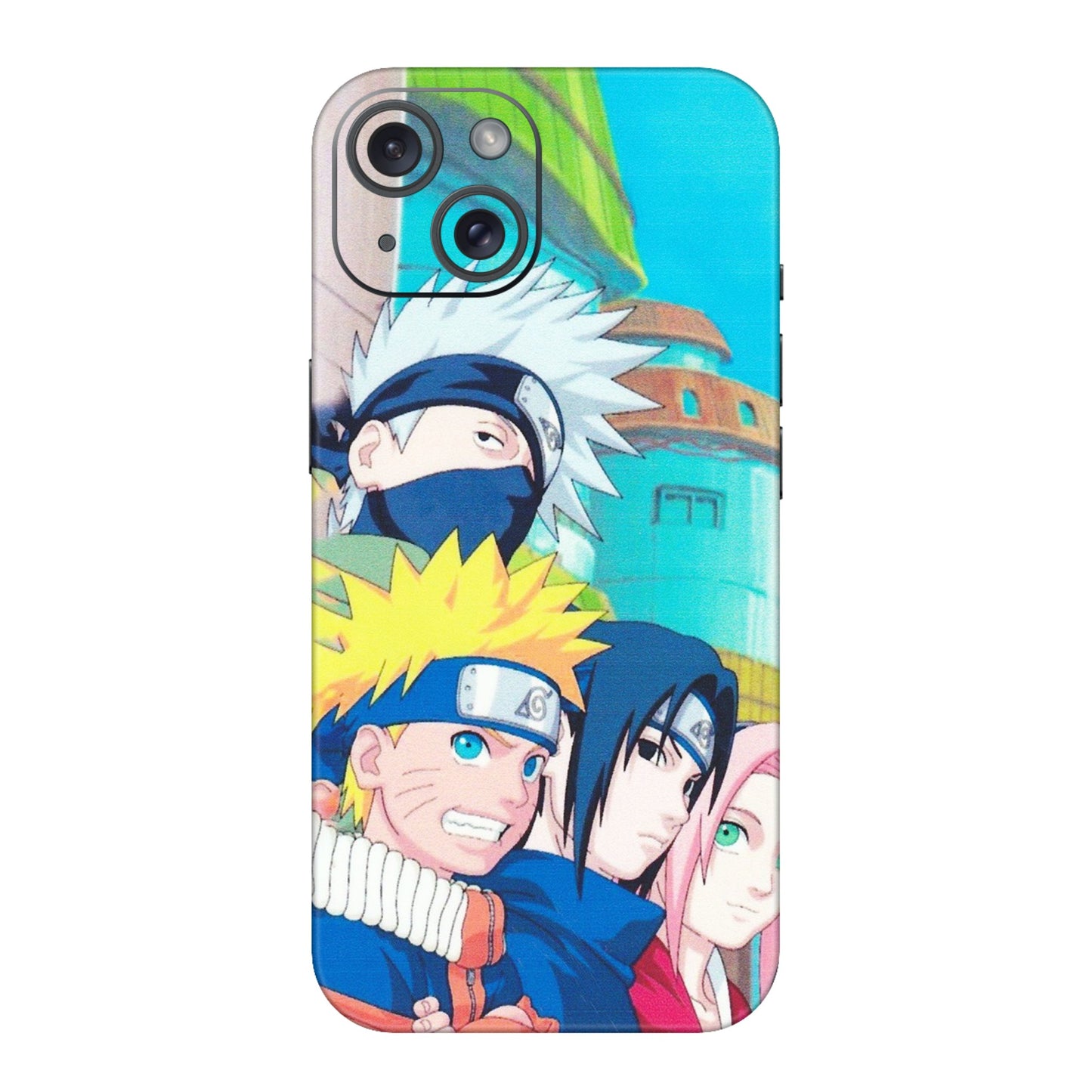 Apple iPhone Skins (All Models) - Team Minato And Kakashi - Matte Finish (M-101) iPhone 15