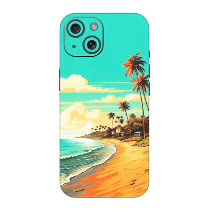 Apple iPhone Skins (All Models) - Miami Beach - Matte Finish (M-136) iPhone 15
