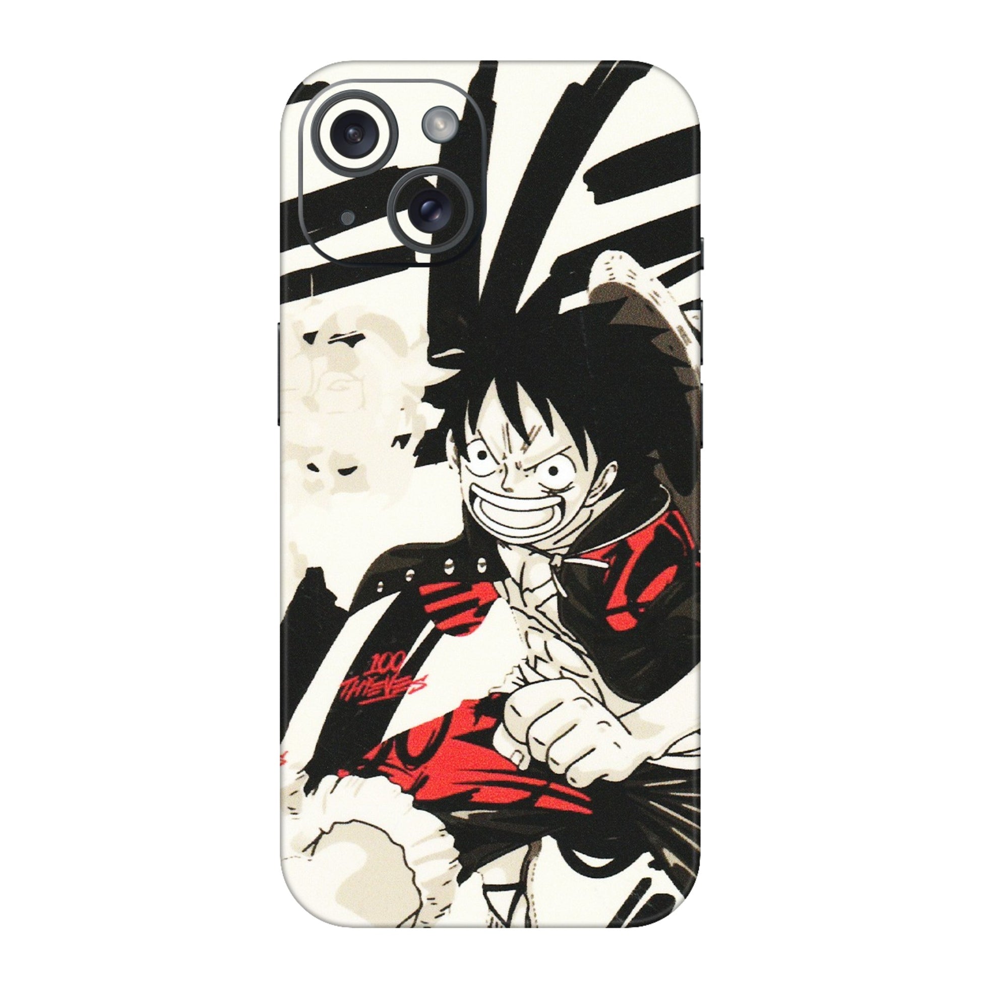 Apple iPhone Skins (All Models) - Monkey D.Luffy Manga Anime - Matte Finish (M-145) iPhone 15