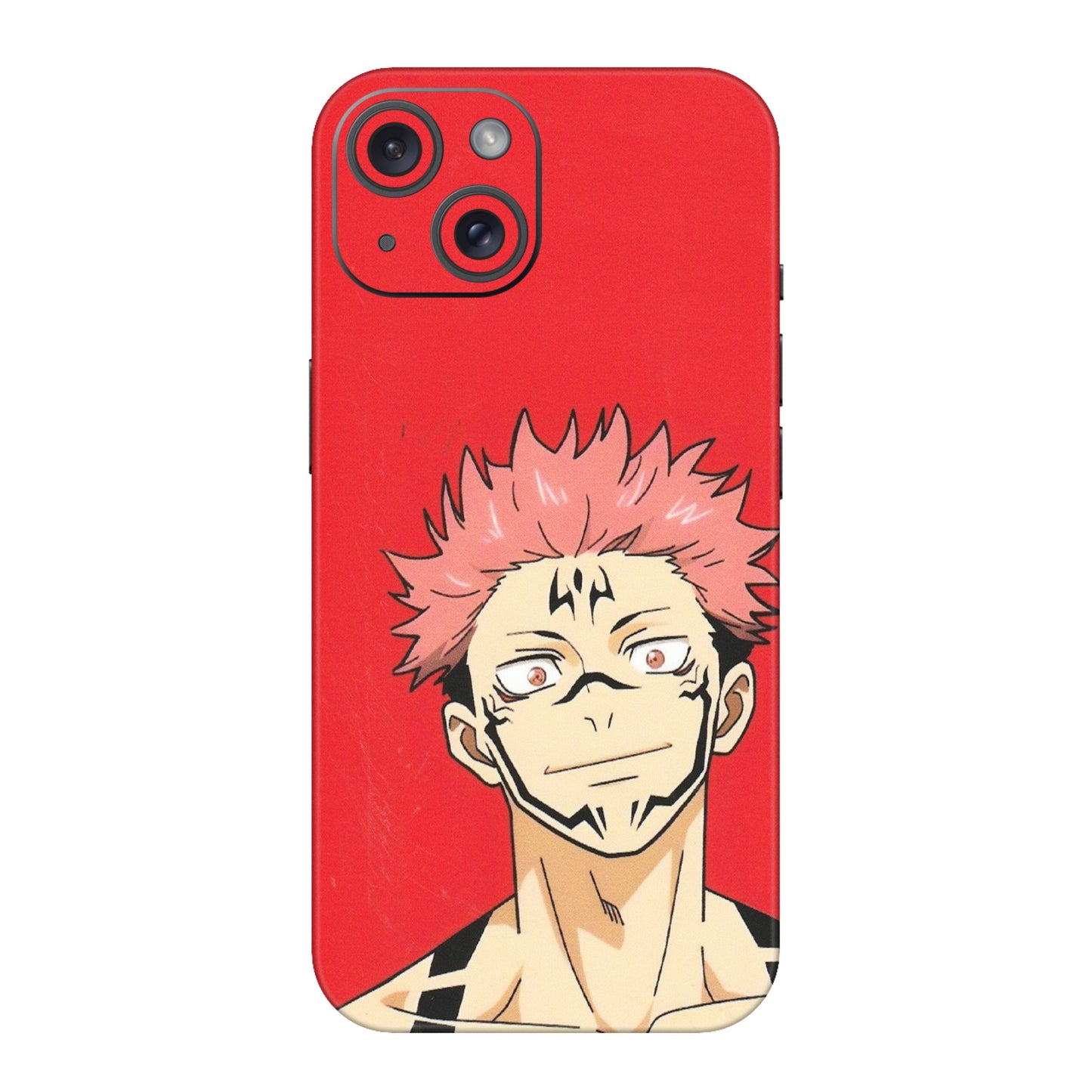 Apple iPhone Skins (All Models) - Ryomen Sukuna Fun Anime - Matte Finish (M-153) iPhone 15