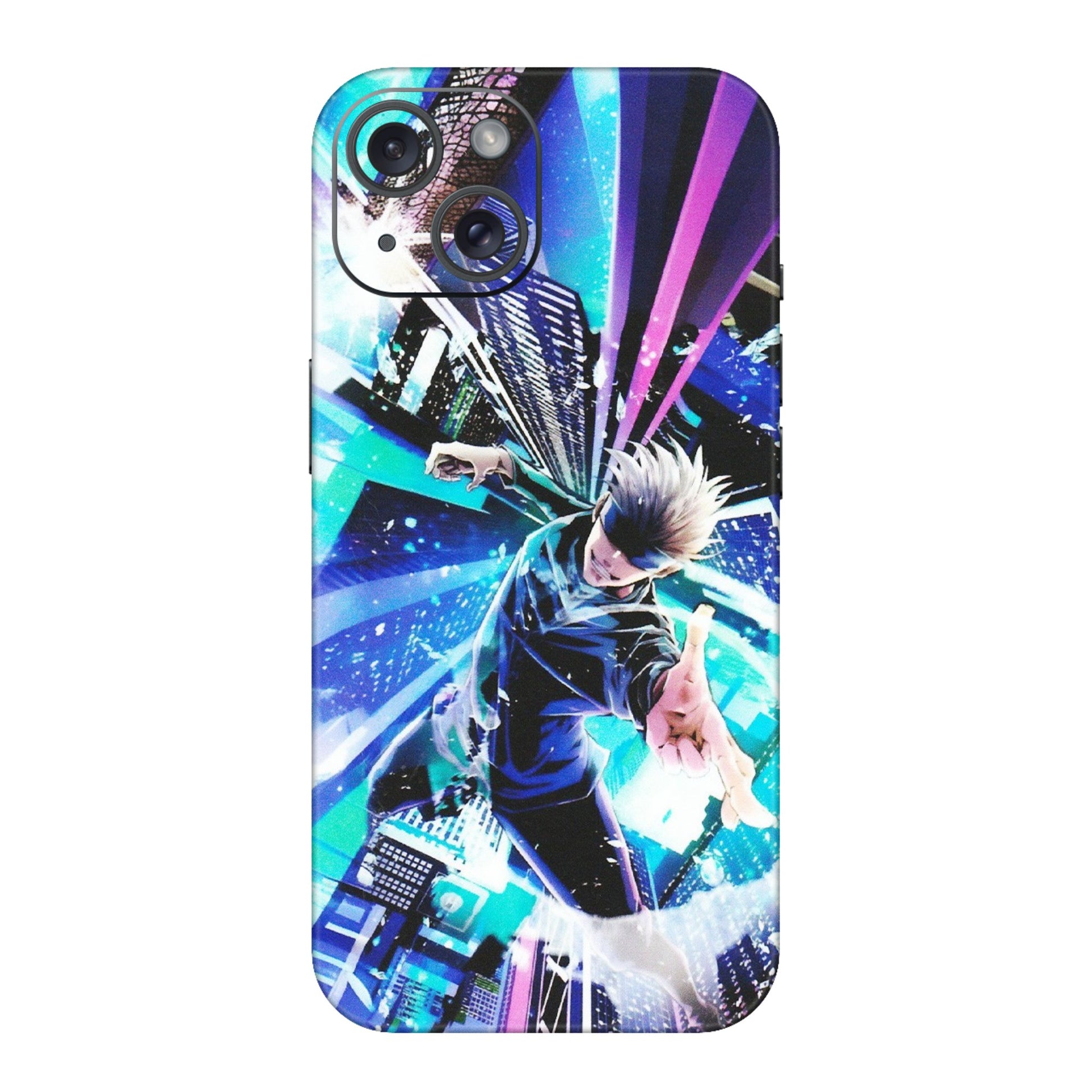 Apple iPhone Skins (All Models) - Manga Action Jujustu Kaisen Anime - Matte Finish (M-155) iPhone 15