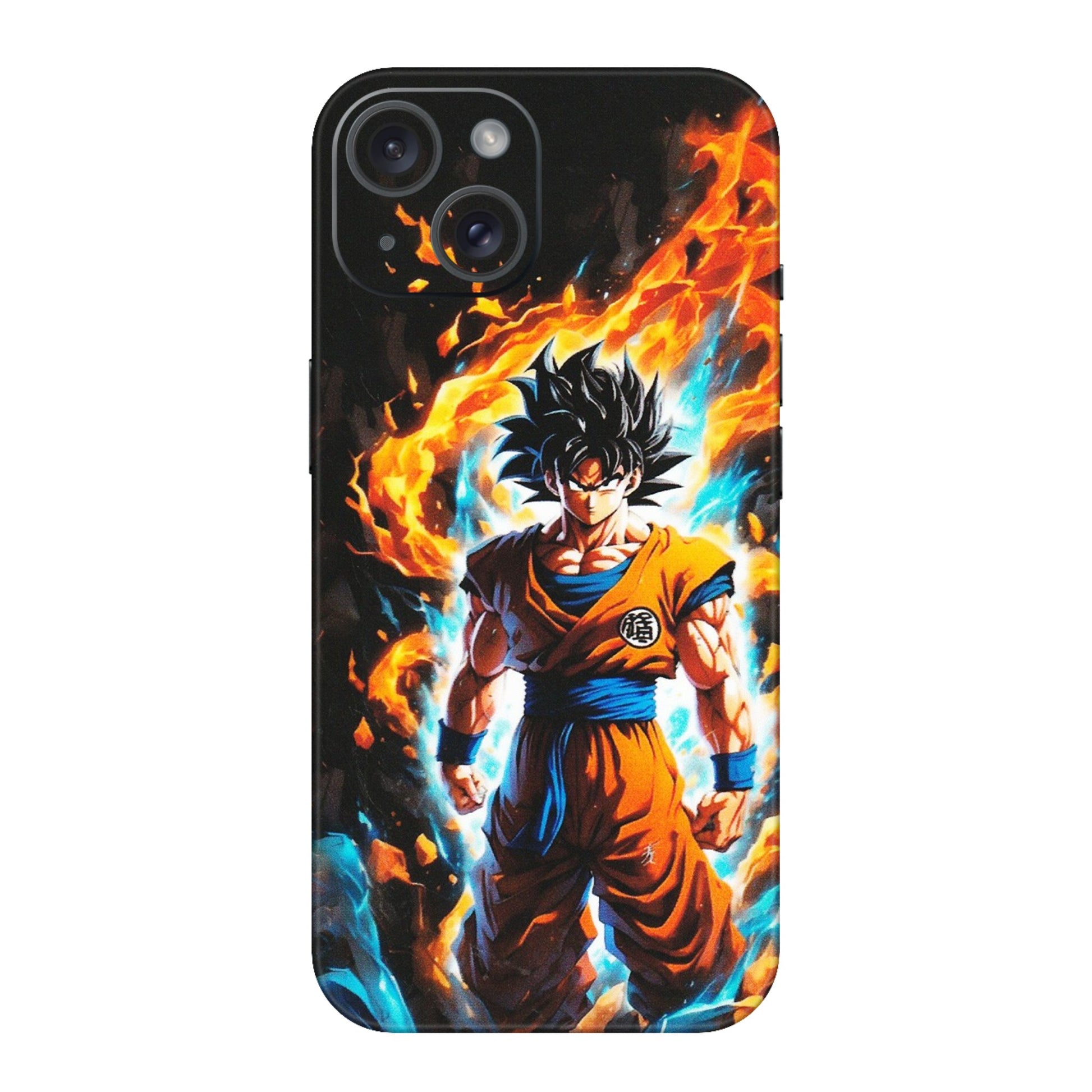 Apple iPhone Skins (All Models) - Goku Transformation Anime - Matte Finish (M-159) iPhone 15