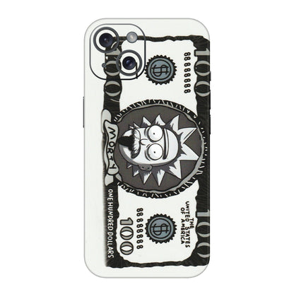 Apple iPhone Skins (All Models) - Rick And Morty Hundred Dollar Anime - Matte Finish (M-161) iPhone 15
