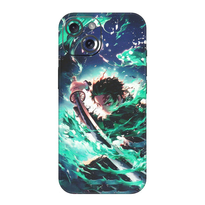 Apple iPhone Skins (All Models) - Sword Fighter Anime - Matte Finish (M-29) iPhone 15