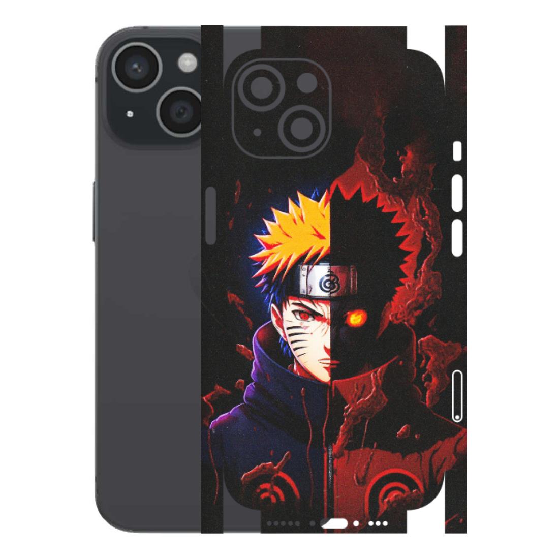 Apple iPhone Skins (All Models) - Naruto X Evil - Matte Finish (M-70) iPhone 15