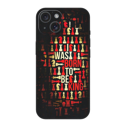Apple iPhone Skins (All Models) - Born To Be King - Matte Finish (M-73) iPhone 15