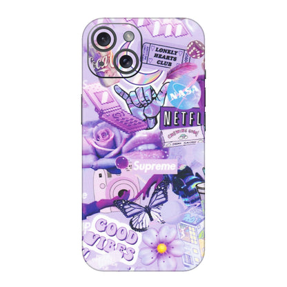 Apple iPhone Skins (All Models) - Supreme Purple Magic - Matte Finish (M-88) iPhone 15