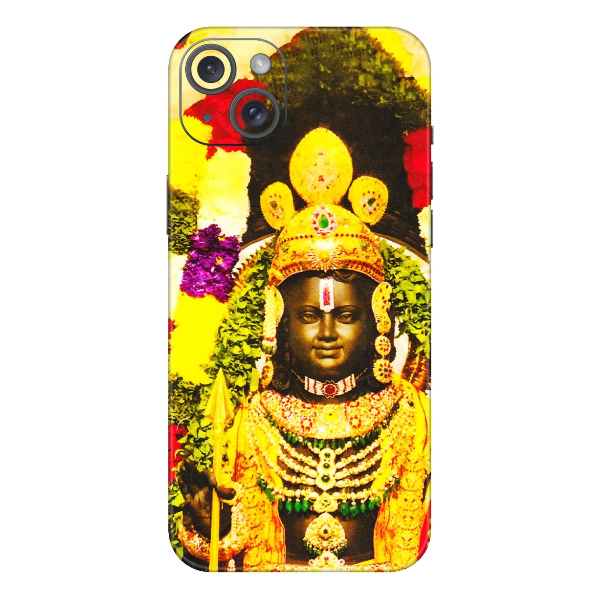 Apple iPhone Skins (All Models) - Ram Lalla Ayodhya - 3D Embossed Finish (L-103) iPhone 15 Plus