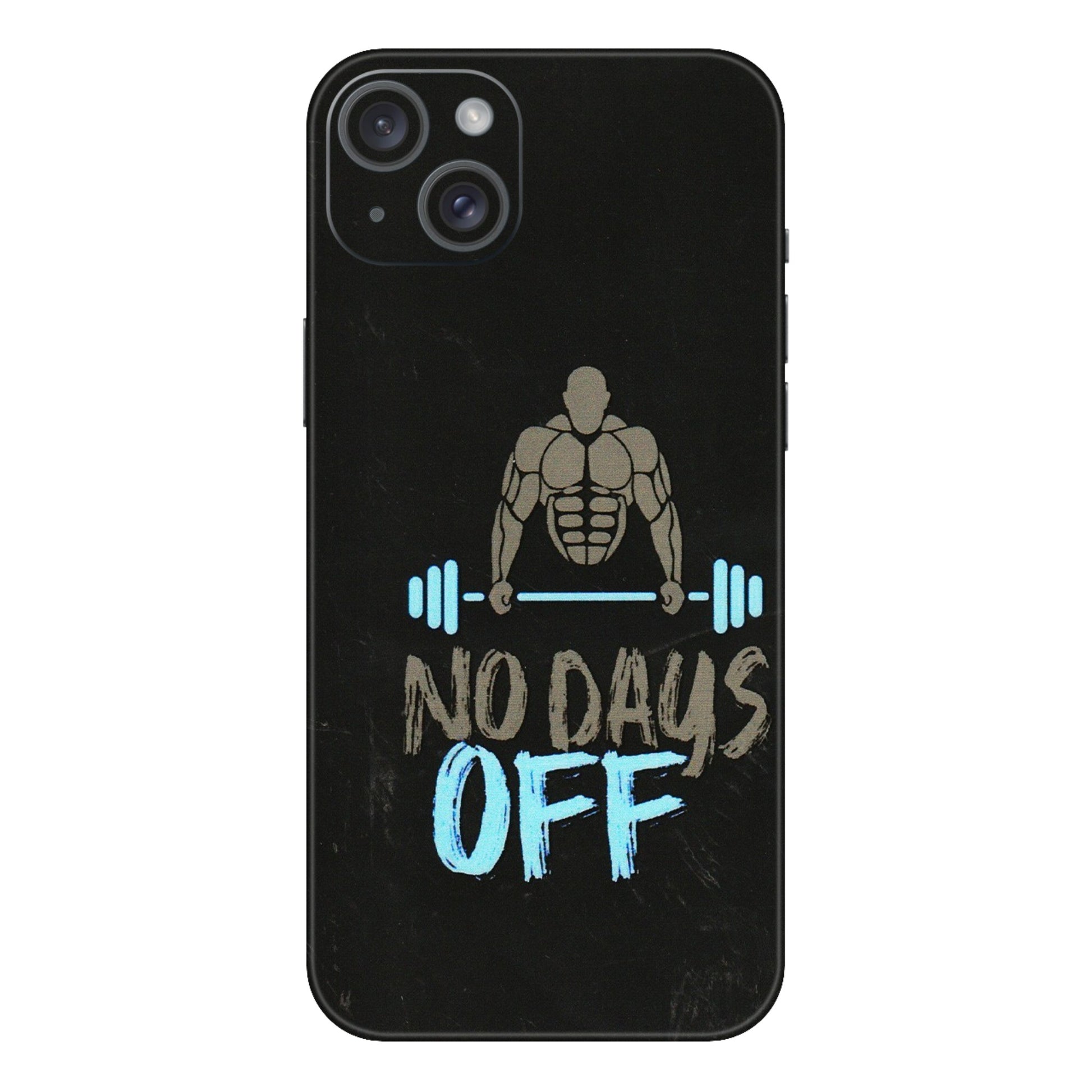 Apple iPhone Skins (All Models) - Gym Lover - 3D Embossed Finish (L-127) iPhone 15 Plus