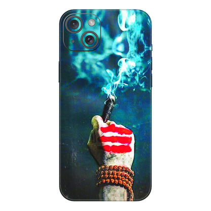 Apple iPhone Skins (All Models) - Mahadev Bhakt - 3D Embossed Finish (L-146) iPhone 15 Plus
