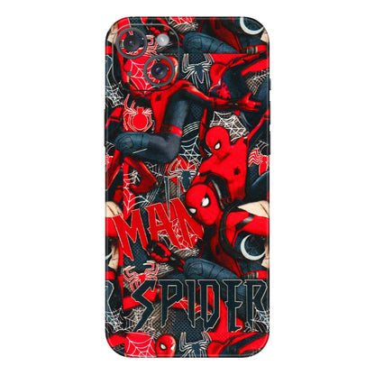 Apple iPhone Skins (All Models) - SpiderMan Cool - 3D Embossed Finish (L-188) iPhone 15 Plus