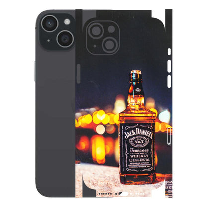 Apple iPhone Skins (All Models) - JD Whiskey Bottle - 3D Embossed Finish (L-20) iPhone 15 Plus