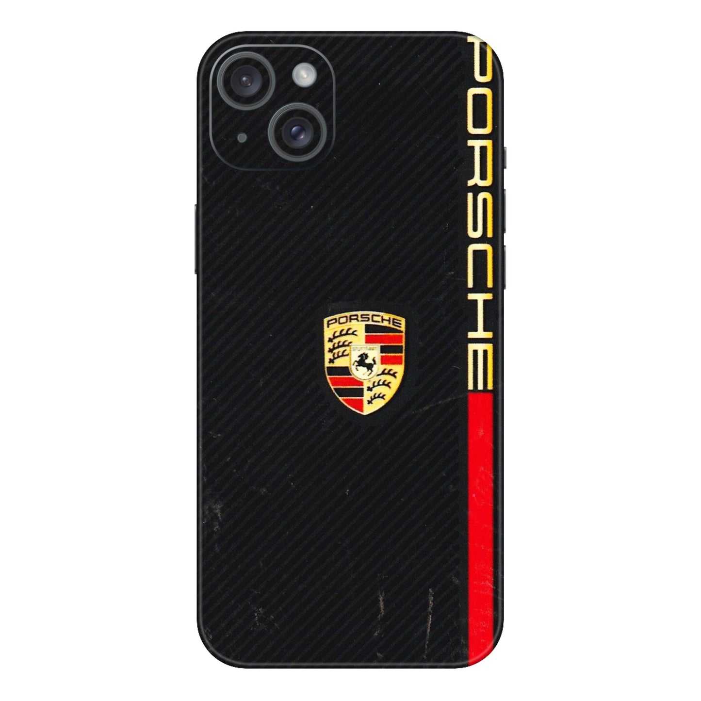 Apple iPhone Skins (All Models) - Premium Porsche - 3D Embossed Finish (L-225) iPhone 15 Plus