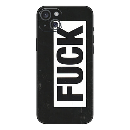 Apple iPhone Skins (All Models) - The F Word - 3D Embossed Finish (L-255) iPhone 15 Plus