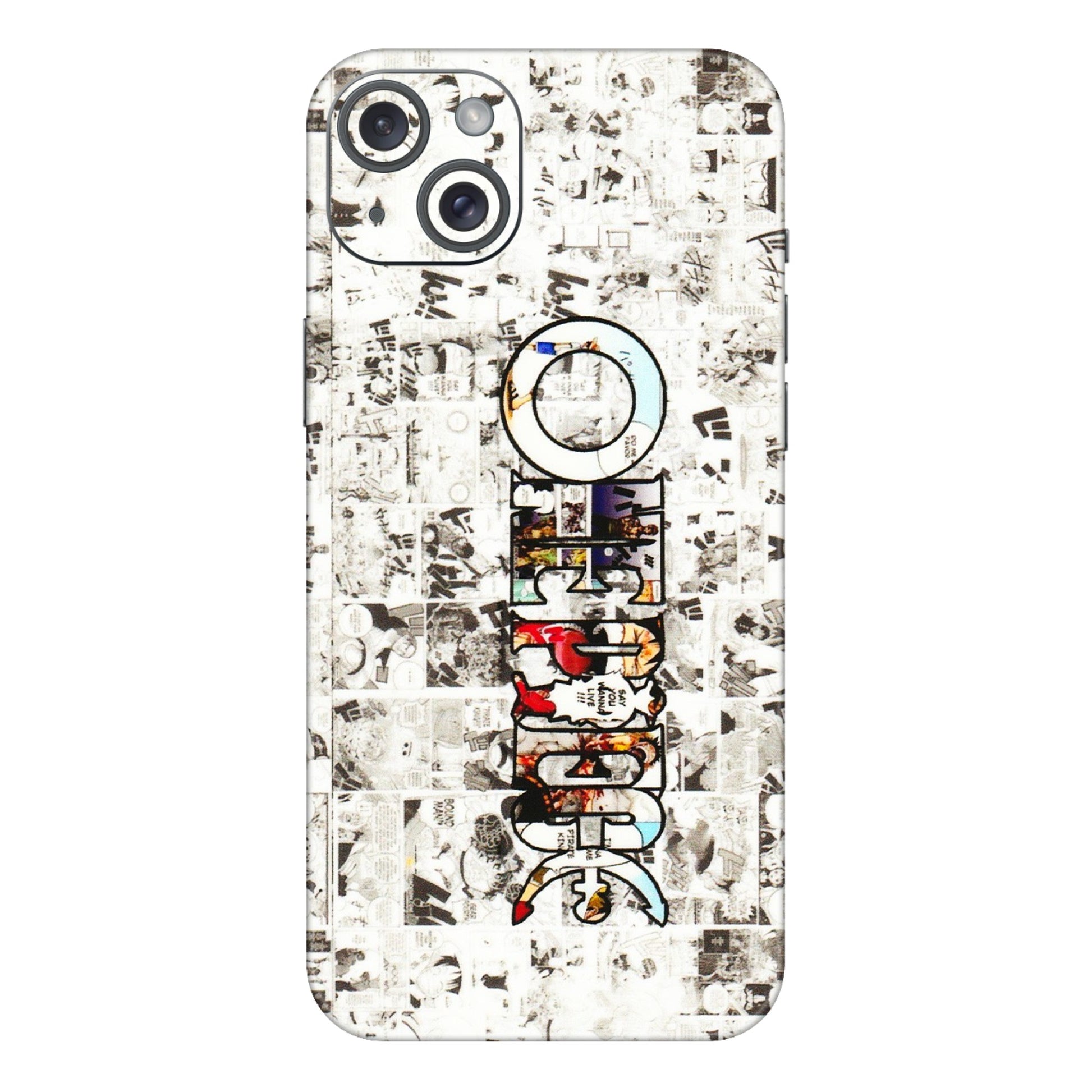 Apple iPhone Skins (All Models) - One Piece Manga - 3D Embossed Finish (L-26) iPhone 15 Plus