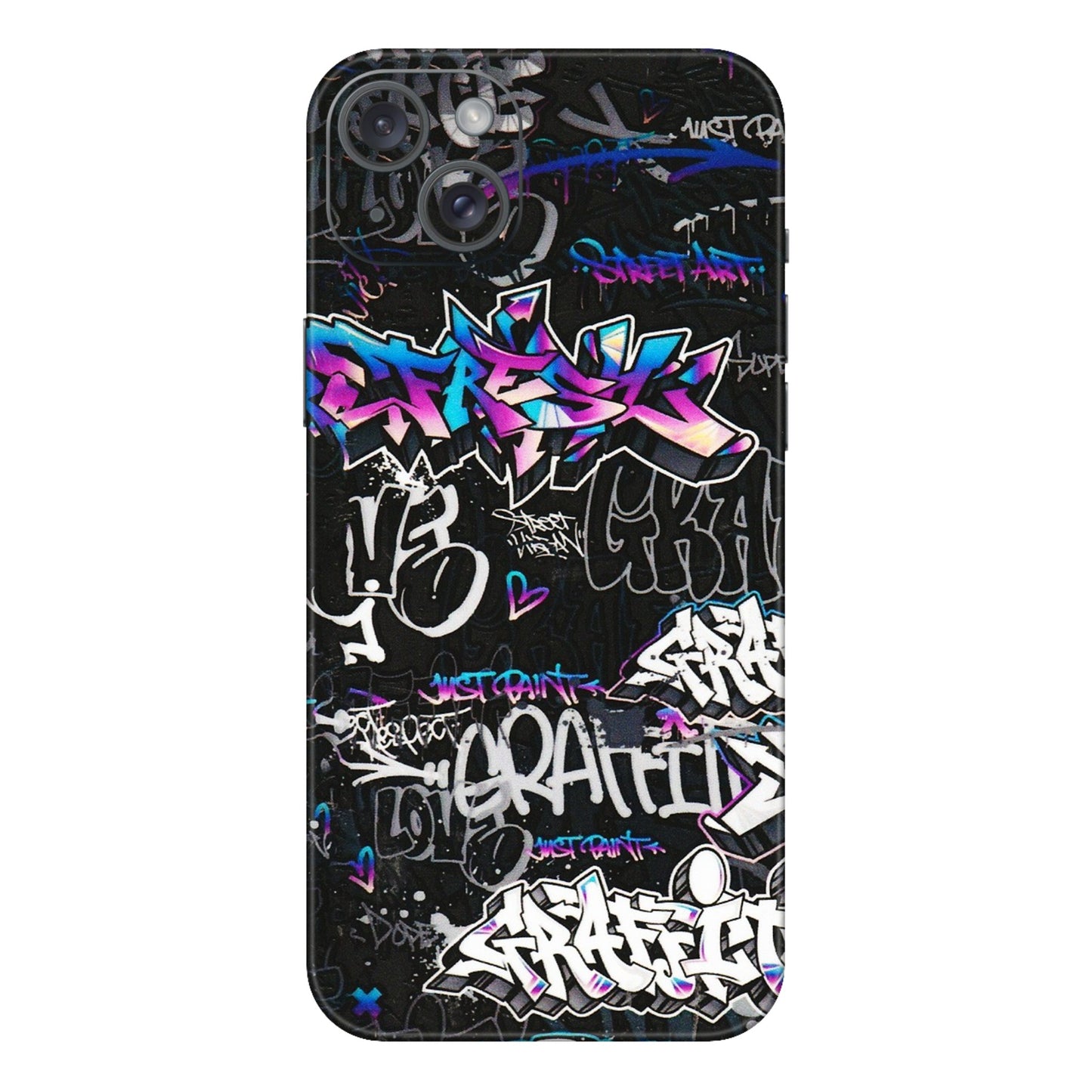 Apple iPhone Skins (All Models) - Graffiti Killer - 3D Embossed Finish (L-274) iPhone 15 Plus