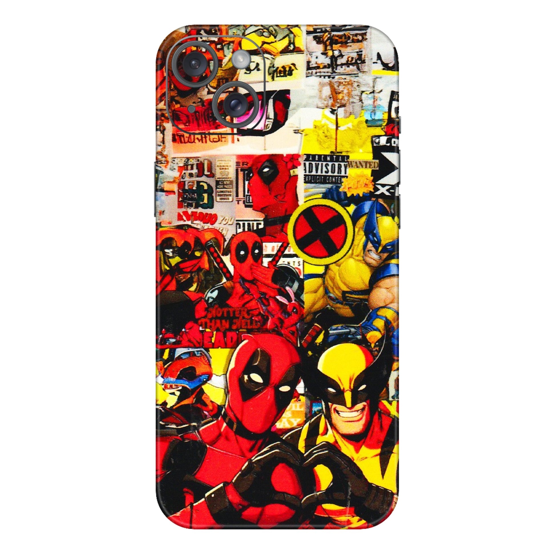 Apple iPhone Skins (All Models) - Spidy Wolverine - 3D Embossed Finish (L-310) iPhone 15 Plus