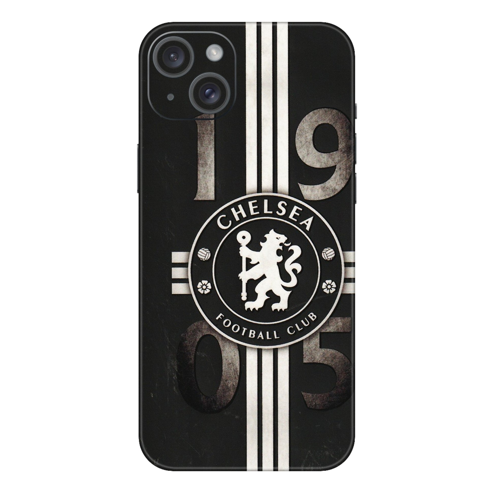 Apple iPhone Skins (All Models) - Chelsea Fan Club - 3D Embossed Finish (L-36) iPhone 15 Plus