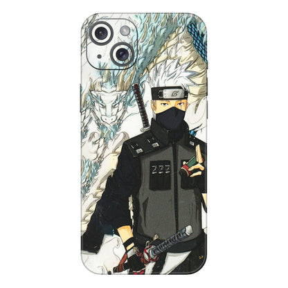 Apple iPhone Skins (All Models) - Kakashi Hatake Naruto Anime - 3D Embossed Finish (L-46) iPhone 15 Plus