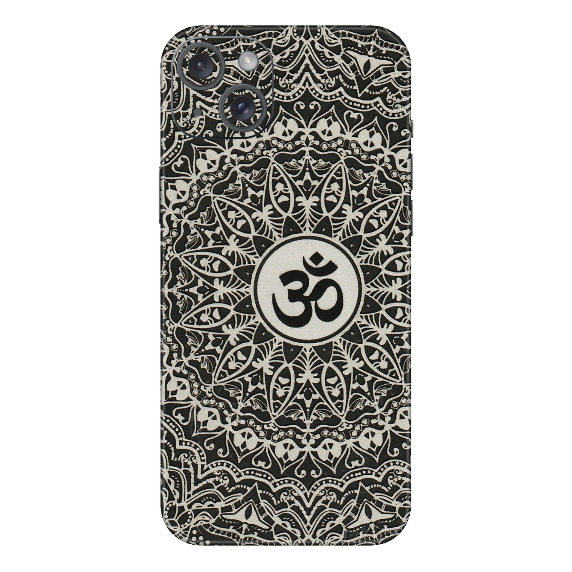 Apple iPhone Skins (All Models) - Aum Elegant Mandala - 3D Embossed Finish (L-62) iPhone 15 Plus