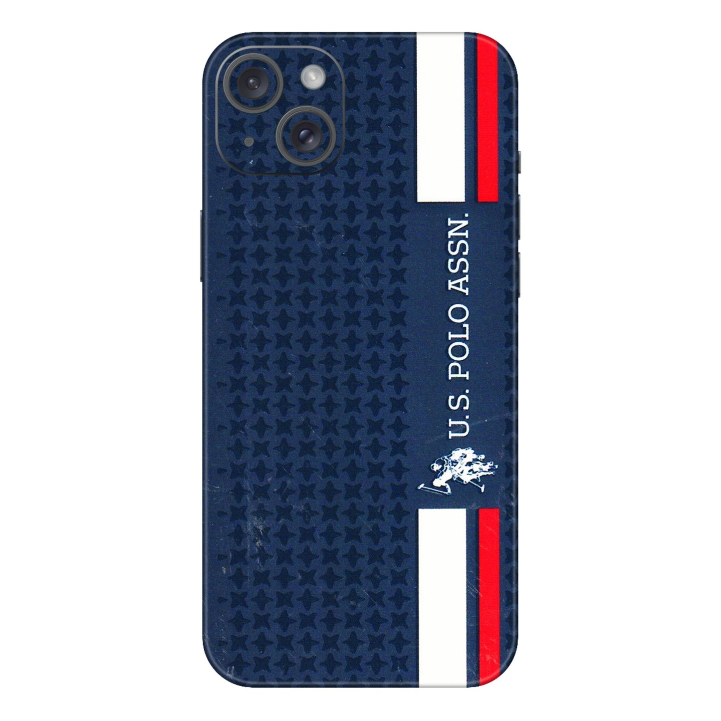 Apple iPhone Skins (All Models) - US POLO Designer Brand - 3D Embossed Finish (L-65) iPhone 15 Plus