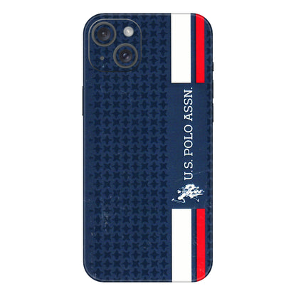 Apple iPhone Skins (All Models) - US POLO Designer Brand - 3D Embossed Finish (L-65) iPhone 15 Plus