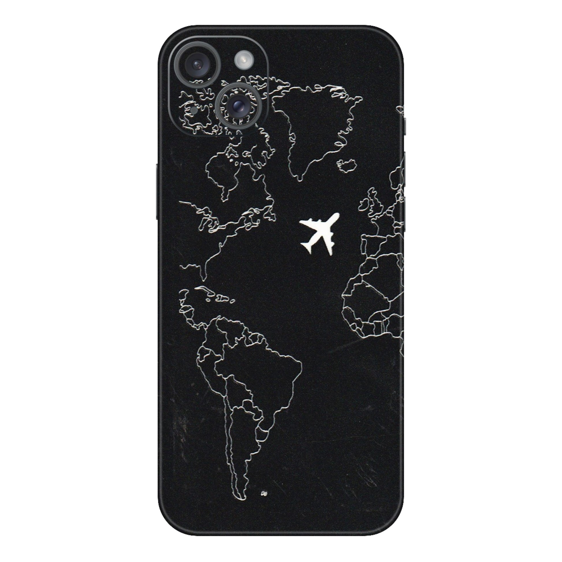 Apple iPhone Skins (All Models) - Never Ending Travel - 3D Embossed Finish (L-79) iPhone 15 Plus
