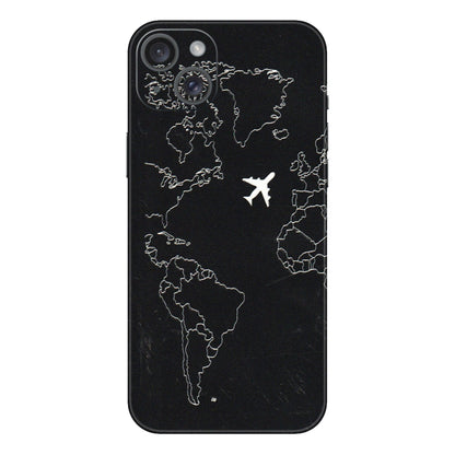 Apple iPhone Skins (All Models) - Never Ending Travel - 3D Embossed Finish (L-79) iPhone 15 Plus