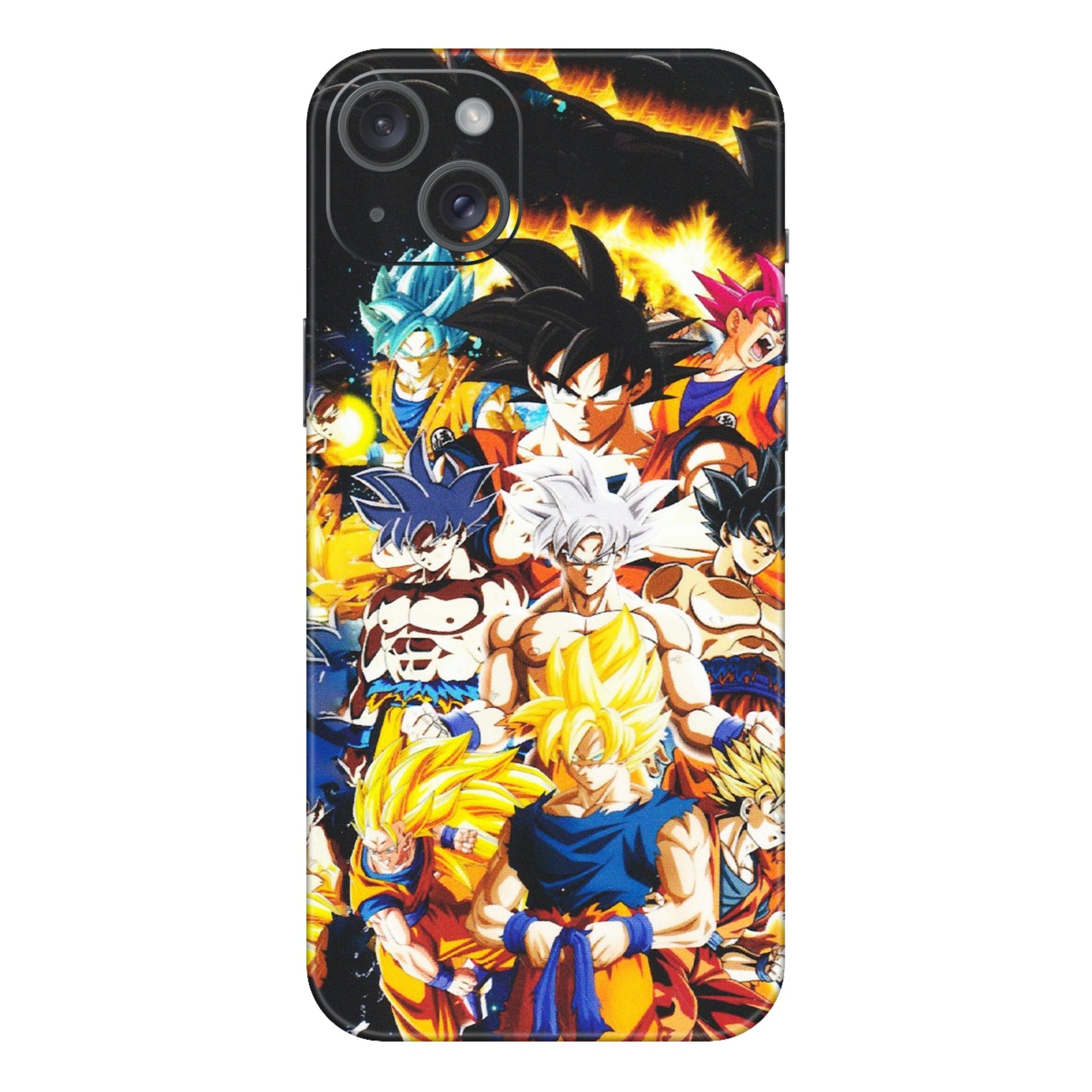 Apple iPhone Skins (All Models) - Ultimate Dragon Ball Z - Matte Finish (M-100) iPhone 15 Plus