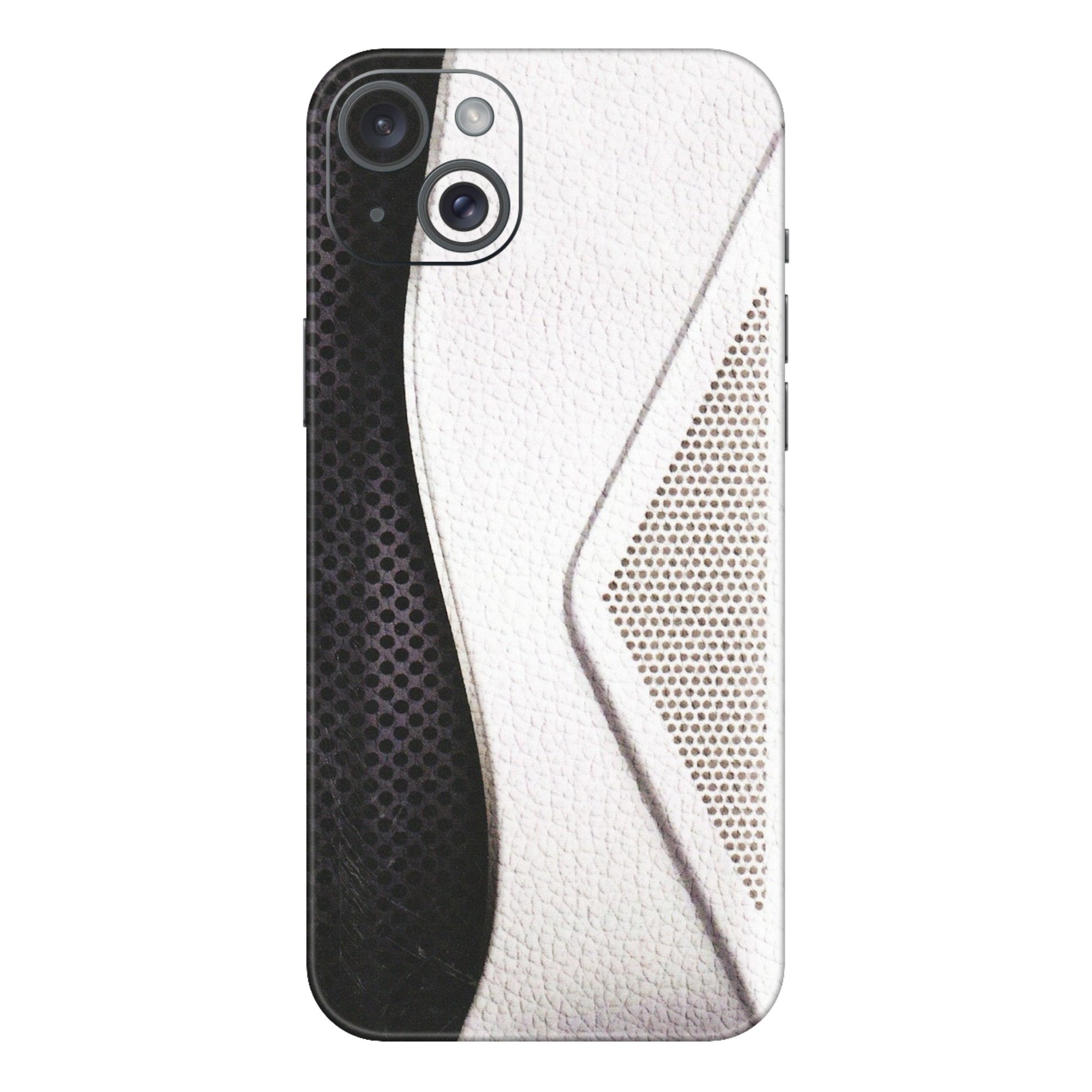 Apple iPhone Skins (All Models) - Black And White Iconic Convoy - Matte Finish (M-149) iPhone 15 Plus