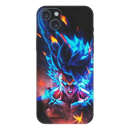 Apple iPhone Skins (All Models) - Angry Goku Dragon Ball Anime - Matte Finish (M-150) iPhone 15 Plus