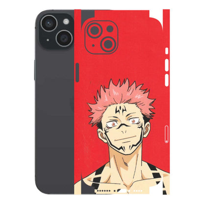 Apple iPhone Skins (All Models) - Ryomen Sukuna Fun Anime - Matte Finish (M-153) iPhone 15 Plus