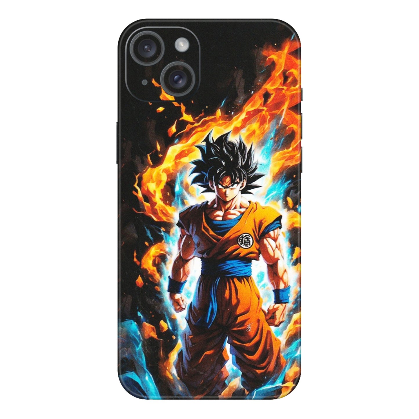 Apple iPhone Skins (All Models) - Goku Transformation Anime - Matte Finish (M-159) iPhone 15 Plus