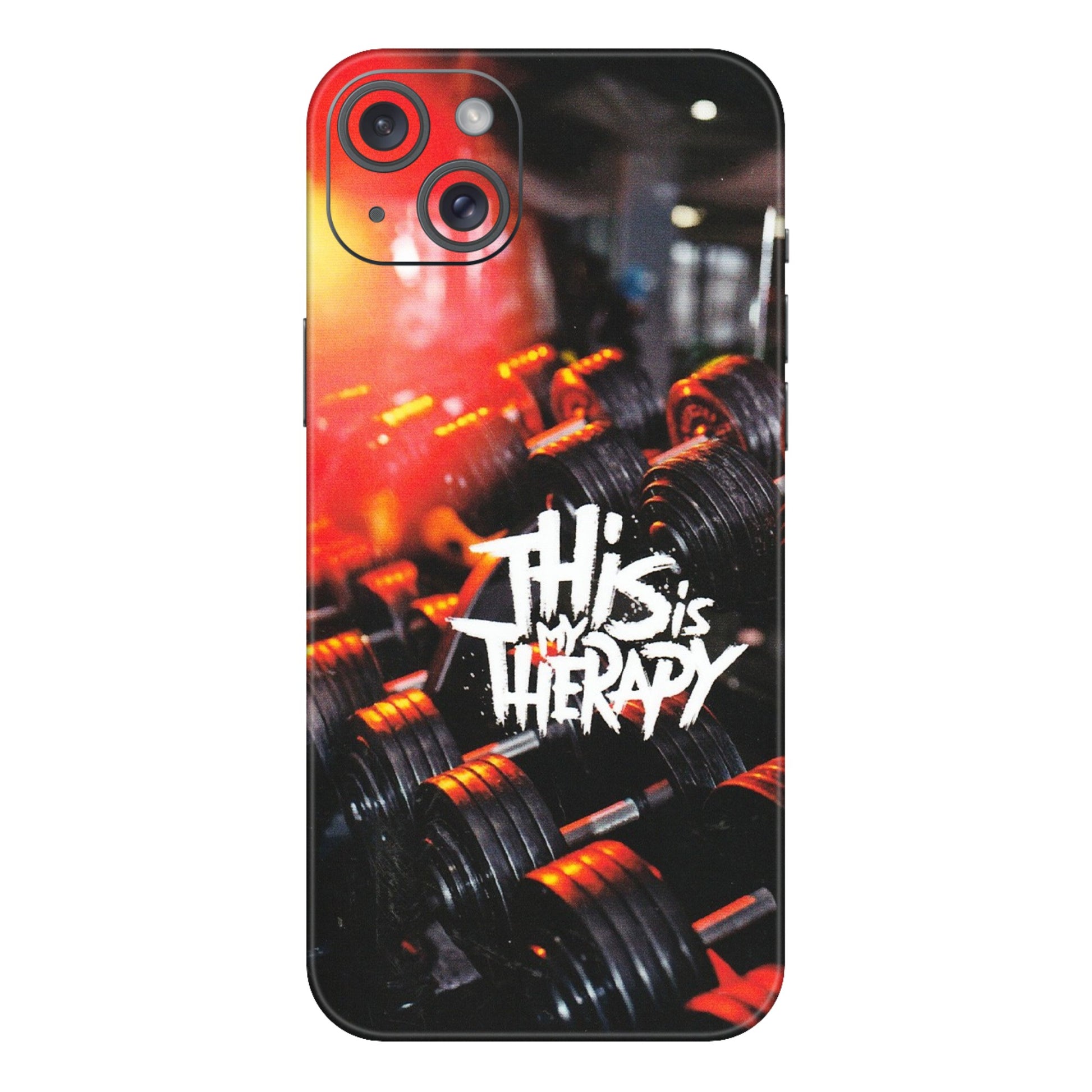 Apple iPhone Skins (All Models) - GYM Lover Therapy - Matte Finish (M-160) iPhone 15 Plus