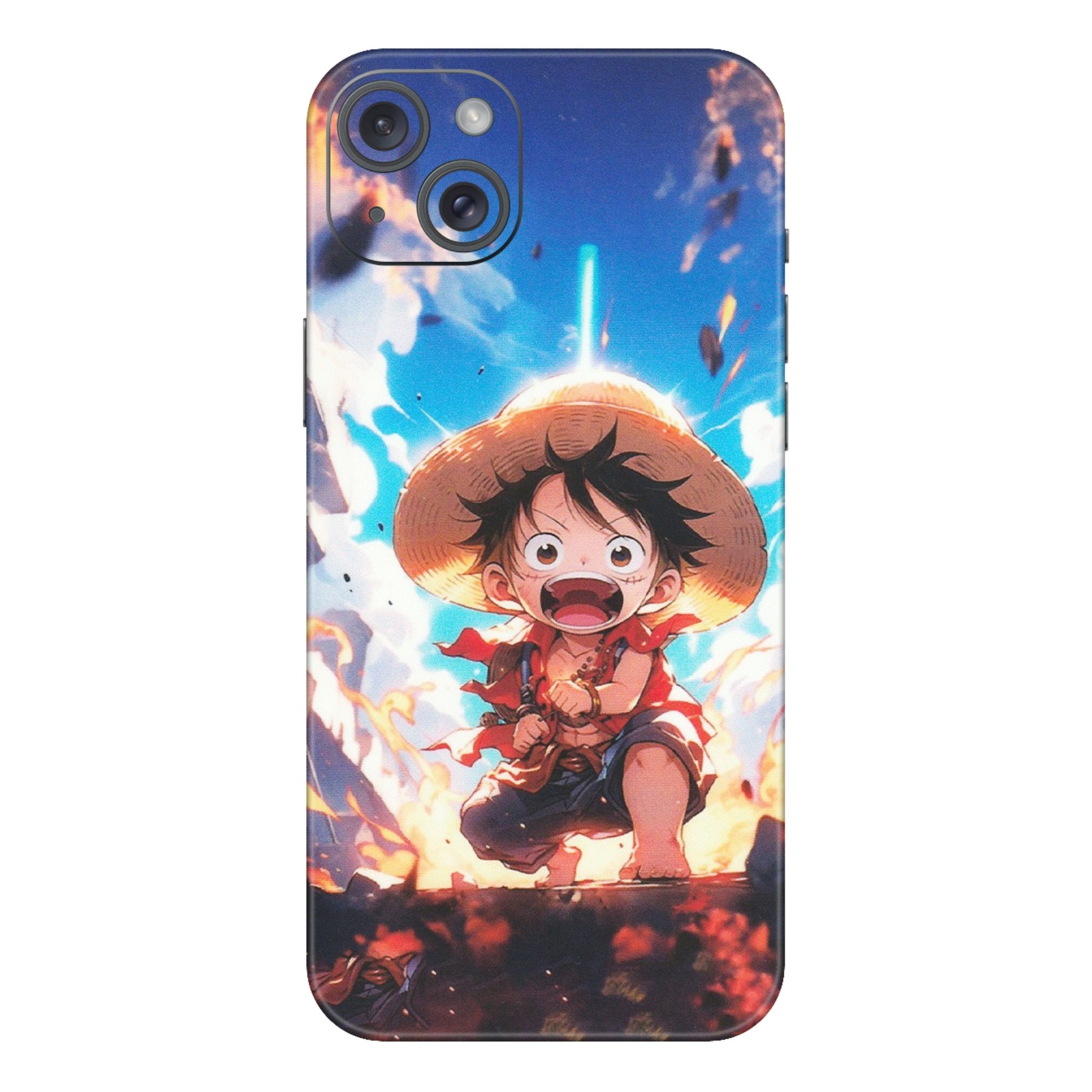 Apple iPhone Skins (All Models) - Toon One Piece Cute Character - Matte Finish (M-35) iPhone 15 Plus