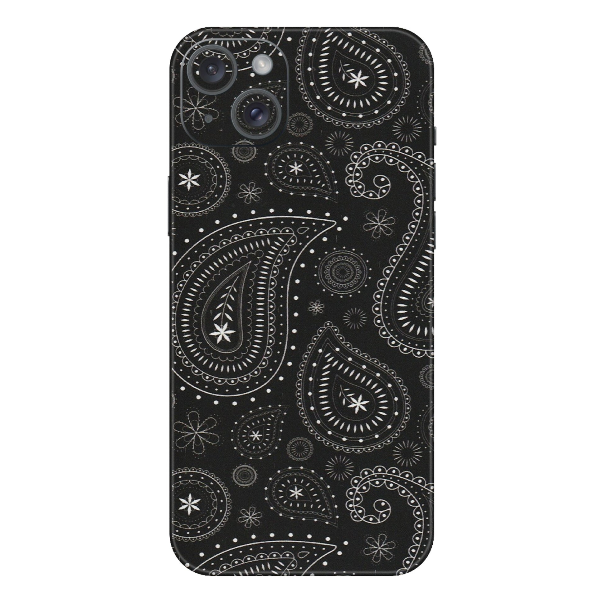 Apple iPhone Skins (All Models) - Black Sober Kerry - Matte Finish (M-37) iPhone 15 Plus