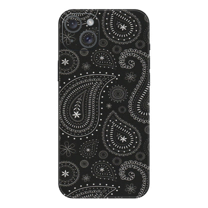 Apple iPhone Skins (All Models) - Black Sober Kerry - Matte Finish (M-37) iPhone 15 Plus