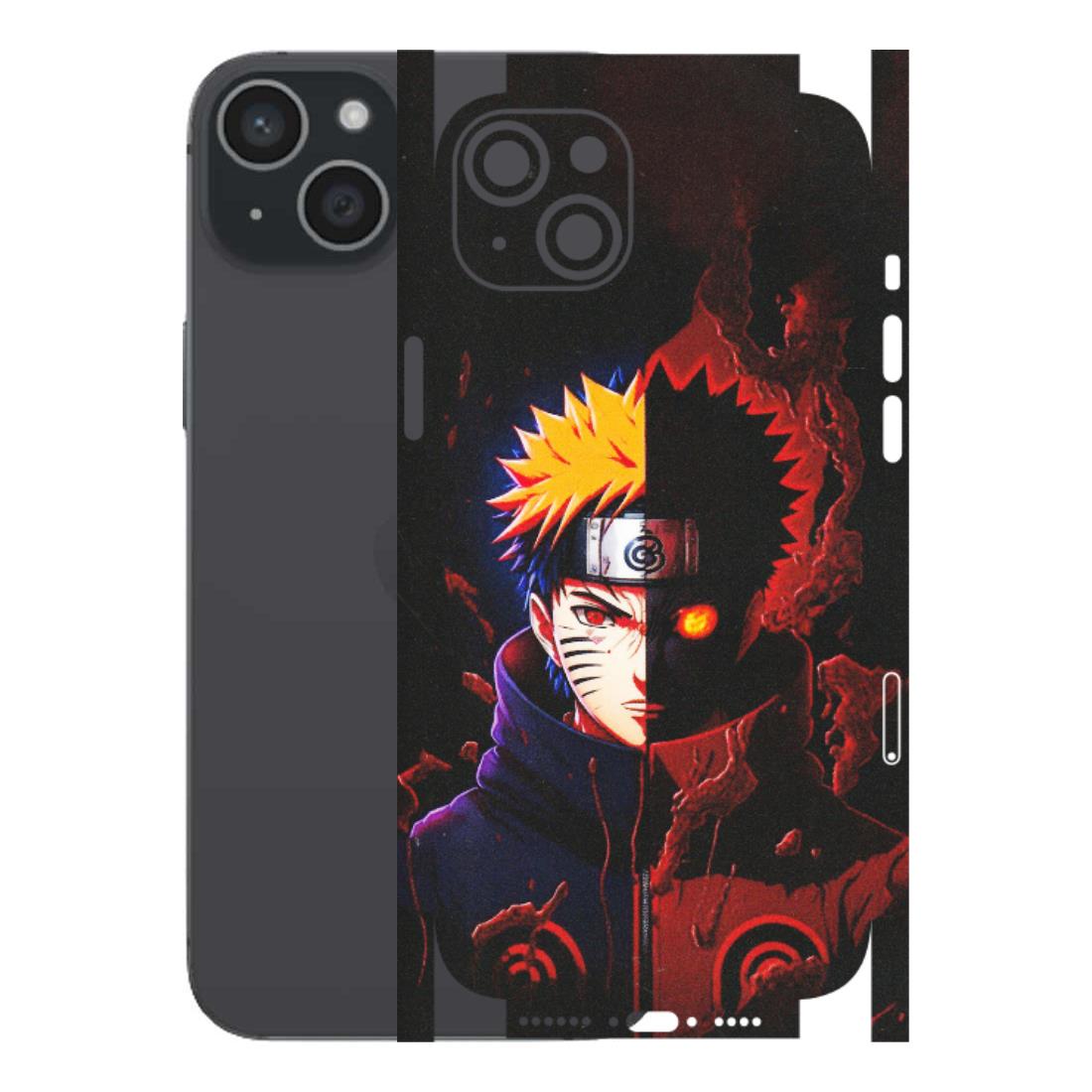 Apple iPhone Skins (All Models) - Naruto X Evil - Matte Finish (M-70) iPhone 15 Plus