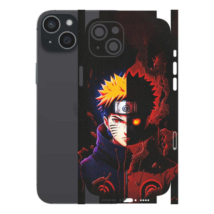 Apple iPhone Skins (All Models) - Naruto X Evil - Matte Finish (M-70) iPhone 15 Plus