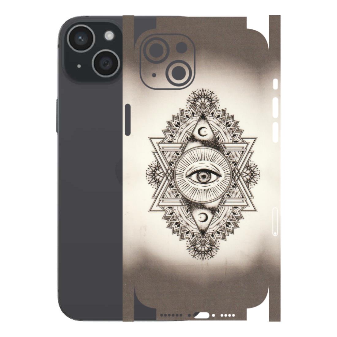 Apple iPhone Skins (All Models) - Illuminati Great Eye - Transparent Finish (T-14) iPhone 15 Plus