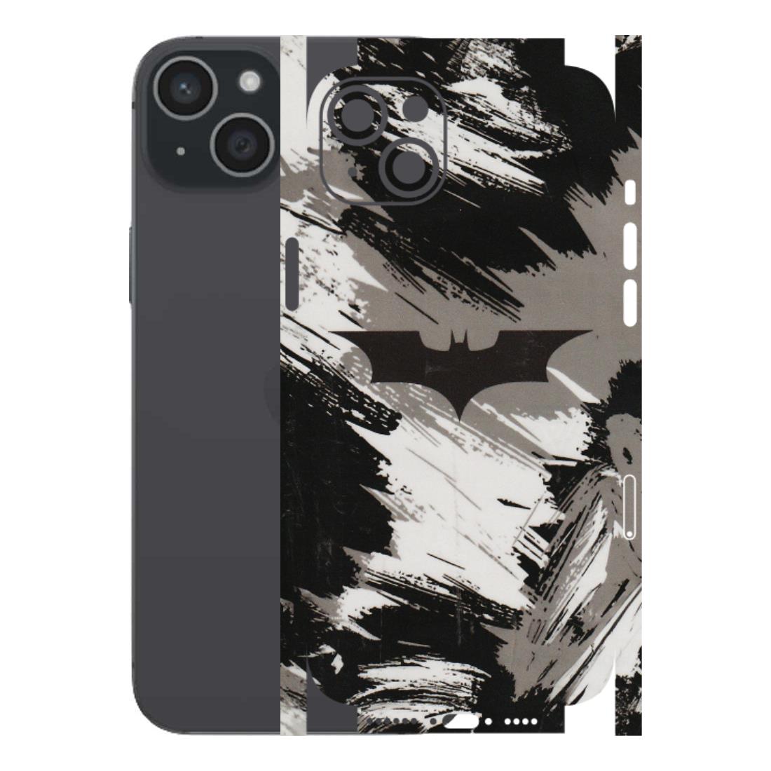 Apple iPhone Skins (All Models) - Batman Fleece DC - Transparent Finish (T-19) iPhone 15 Plus
